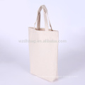 Hot Selling Reusable Natural Color Grocery Canvas Cotton Shopping Tote Bag For Promotion, Supermarket And Advertising